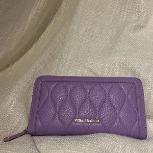 Vera Bradley purple Quilted Georgia Wallet